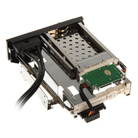 Akasa 5,25 Zoll Laufwerksrahmen für 1x 3,5+1x 2,5 Zoll, inkl. 2x USB 3.0