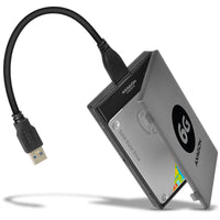 AXAGON ADSA-1S6 SLIMPort6 Adapter, USB 3.0, 2,5" SSD/HDD, SATA 6G - mit Case