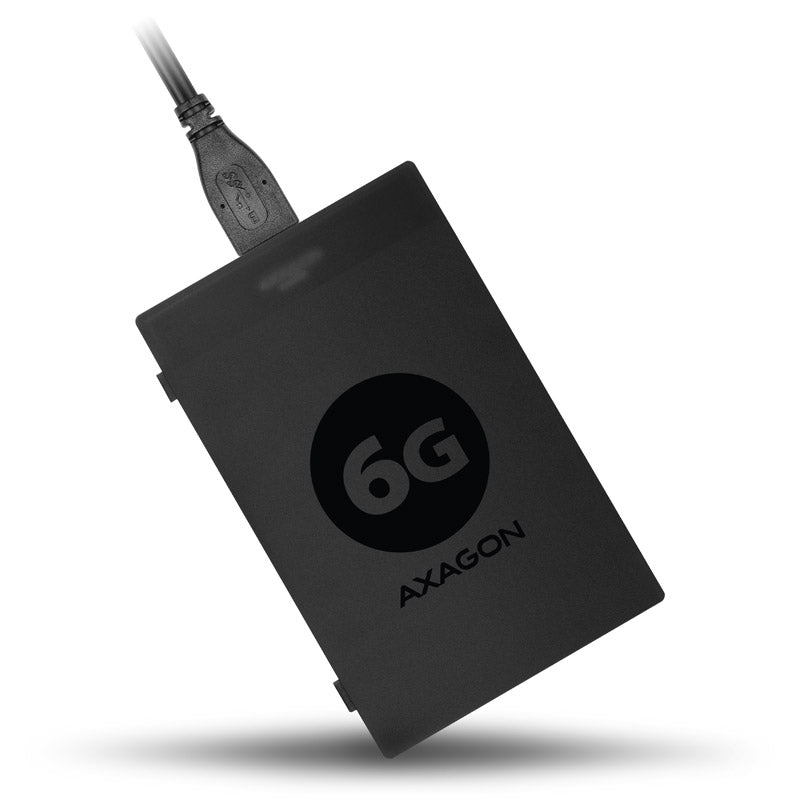 AXAGON ADSA-1S6 SLIMPort6 Adapter, USB 3.0, 2,5" SSD/HDD, SATA 6G - mit Case
