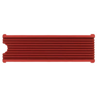 AXAGON CLR-M2 passiver M.2-SSD-Kühlkörper - 2280, Aluminium, rot
