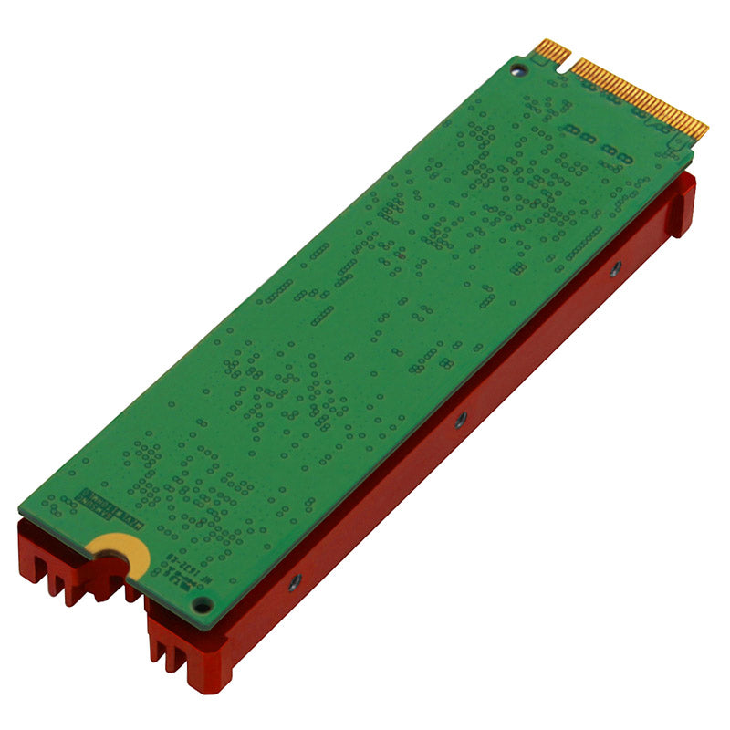 AXAGON CLR-M2 passiver M.2-SSD-Kühlkörper - 2280, Aluminium, rot