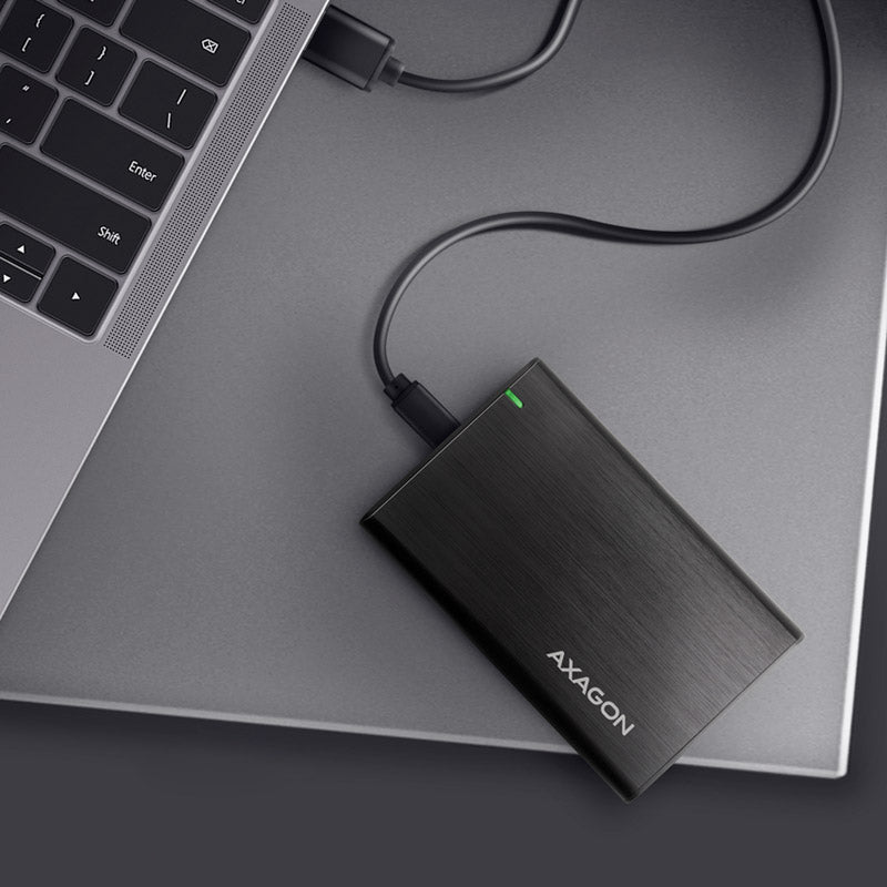 AXAGON EE25-A6C USB-C 3.2 - SATA 6G 2.5" externes Festplattengehäuse - schwarz