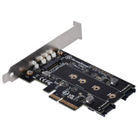 Silverstone SST-ECM27 M.2/SATA Adapterkarte, PCIe 4.0, 1x M-Key, 2x SATA 6G - Low Profile