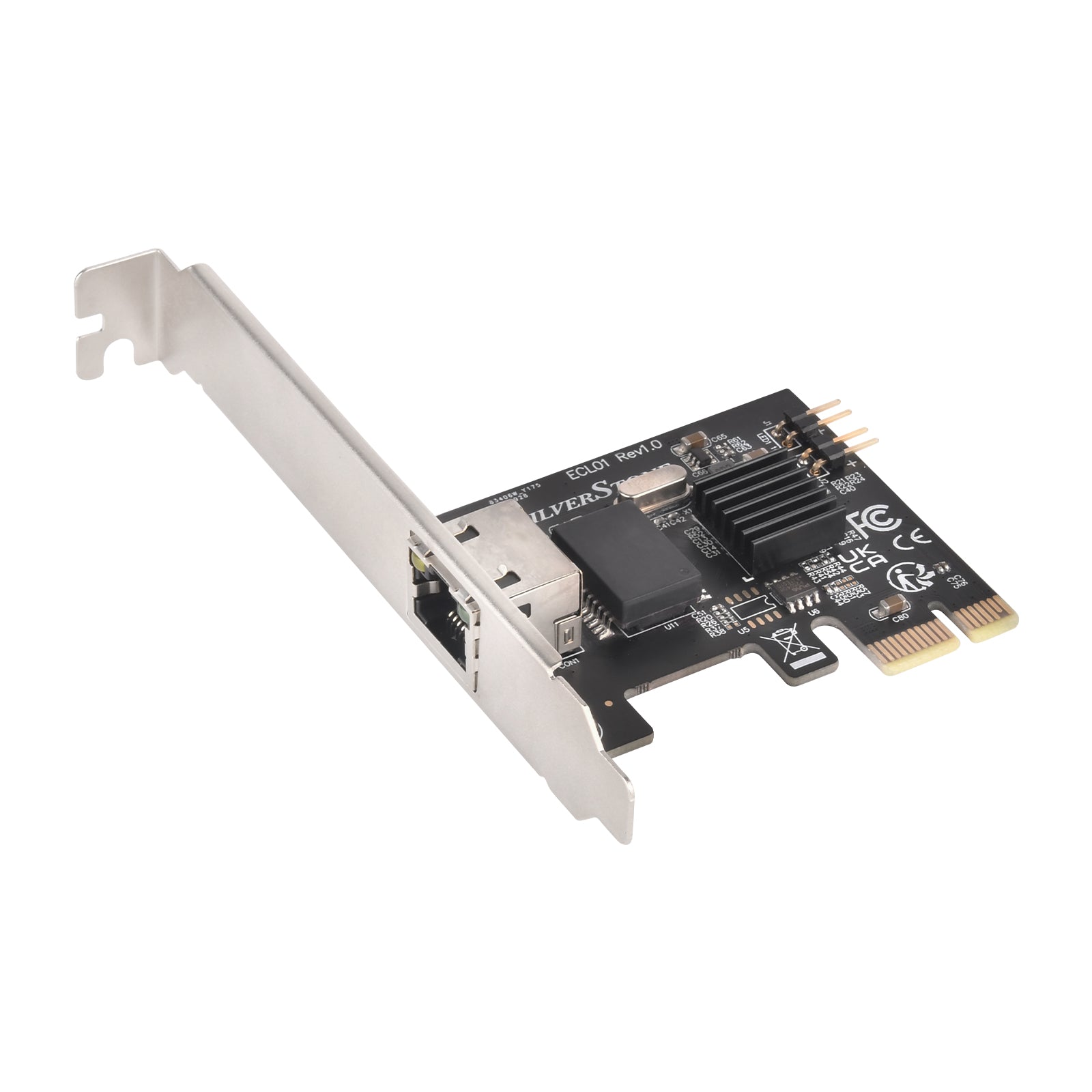 Silverstone ECL01, 2.5G Netzwerkkarte, PCIe