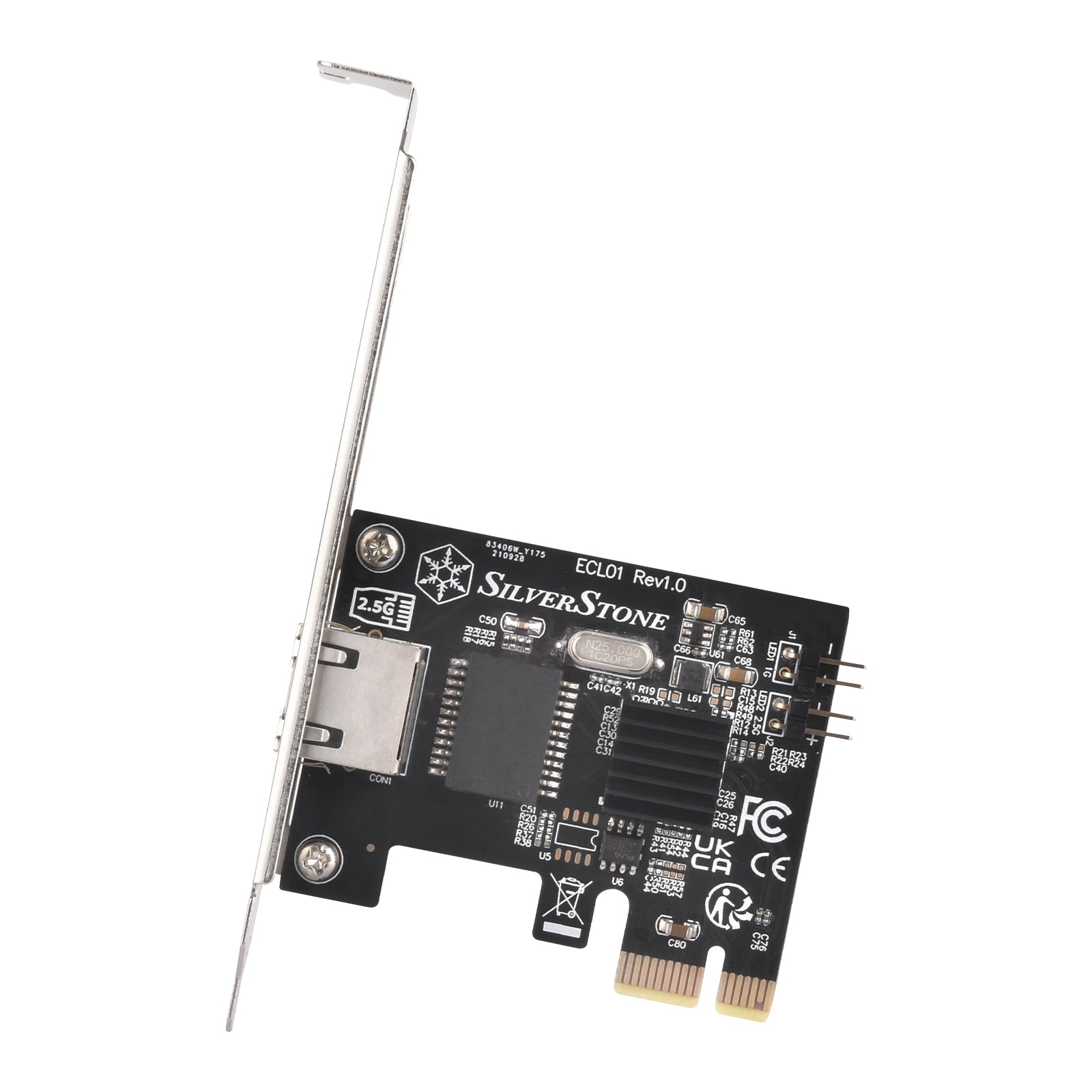 Silverstone ECL01, 2.5G Netzwerkkarte, PCIe