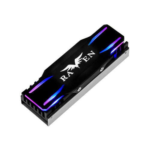 Silverstone M.2 SSD Kühler mit ARGB schwarz Kühlkörper