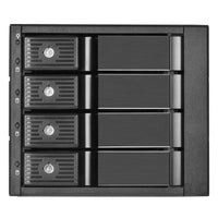SilverStone SST-FS304-12G Externes 3,5-Zoll-Gehäuse, 4-Bay - schwarz