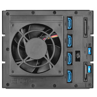 SilverStone SST-FS304-12G Externes 3,5-Zoll-Gehäuse, 4-Bay - schwarz