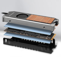 AXAGON CLR-M2FAN Kühler für M.2 2280 SSD