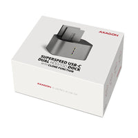AXAGON ADSA-DC USB3.2 Gen1 - 2x SATA 6G CLONE DUAL HDD Dock Station ASMedia