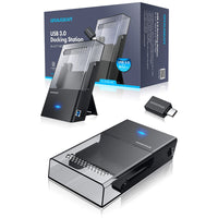 Graugear Dock-Gehäuse für 3,5" / 2,5" HDD / SSD, USB 3.2
