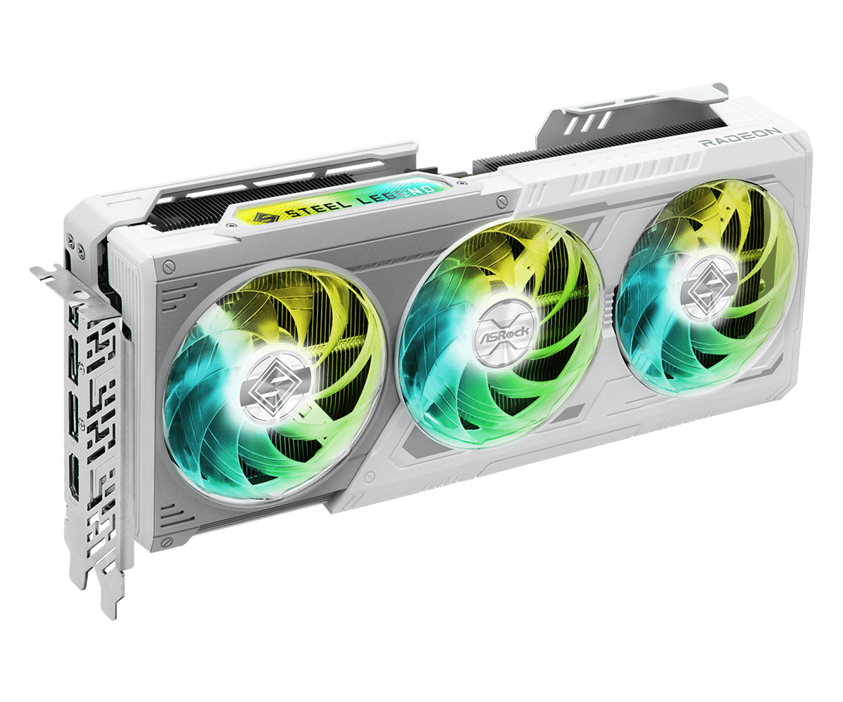 ASRock AMD Radeon™ RX 9070 Steel Legend 16GB OC Edition