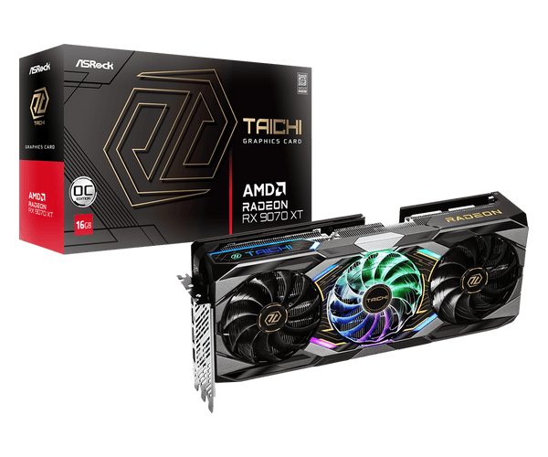 ASRock AMD Radeon™ RX 9070 XT Taichi 16GB OC Edition