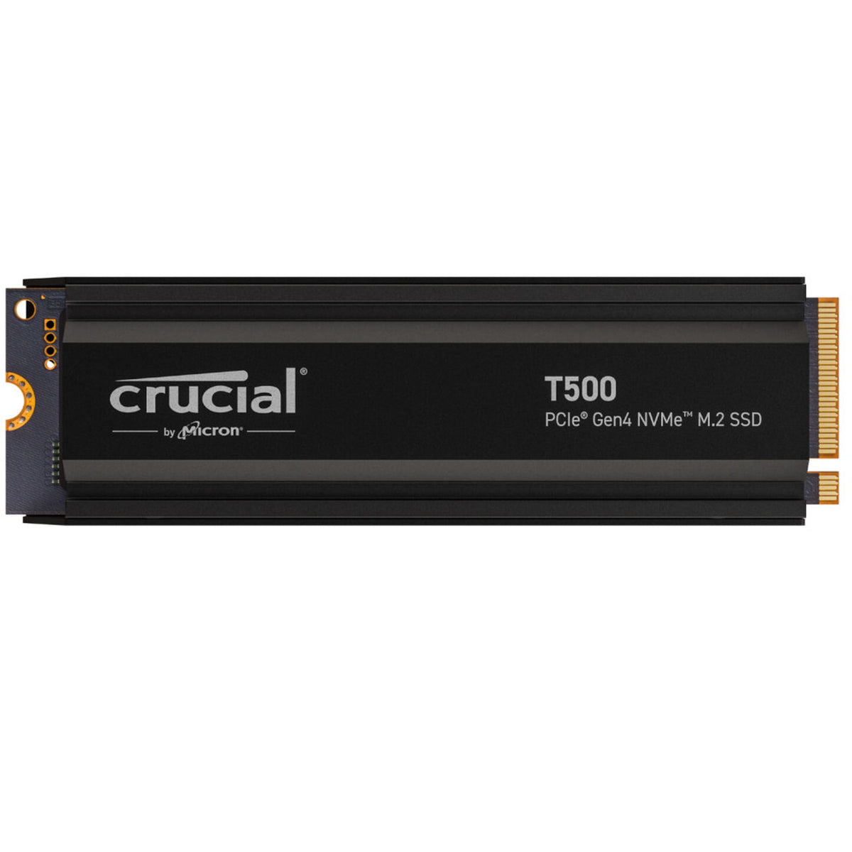 Crucial T500 avec dissipateur thermique 4 To SSD M.2-2280 PCIe 4.0 x4 NVMe