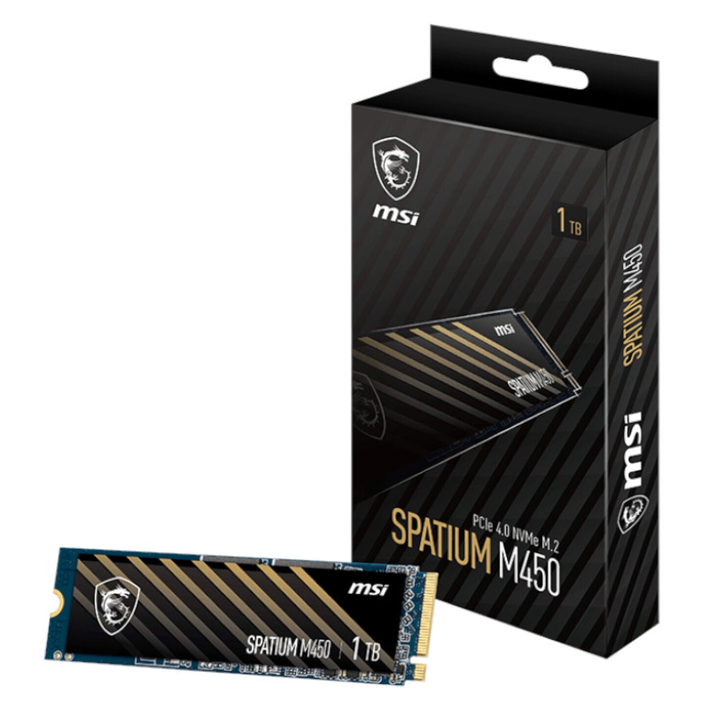 MSI Spatium M450, PCIe 4.0 M.2 Typ 2280 - 1 TB