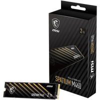 MSI SPATIUM M460 2TB SSD M.2-2280 PCIe 4.0 x4 NVMe