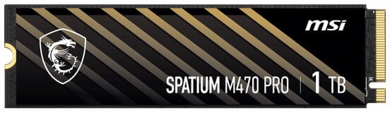 MSI SPATIUM M470 PRO 1TB SSD M.2-2280 PCIe 4.0 x4 NVMe