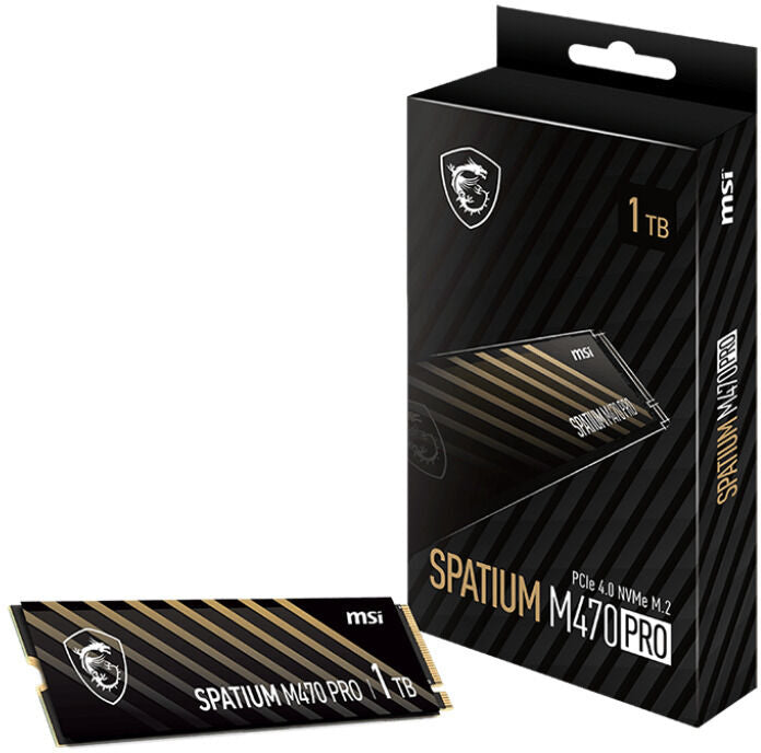 MSI SPATIUM M470 PRO 1TB SSD M.2-2280 PCIe 4.0 x4 NVMe