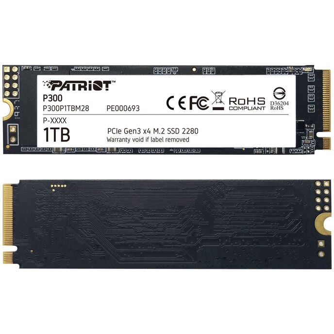 Patriot P300 1TB SSD M.2-2280 PCIe 3.0 x4 NVMe