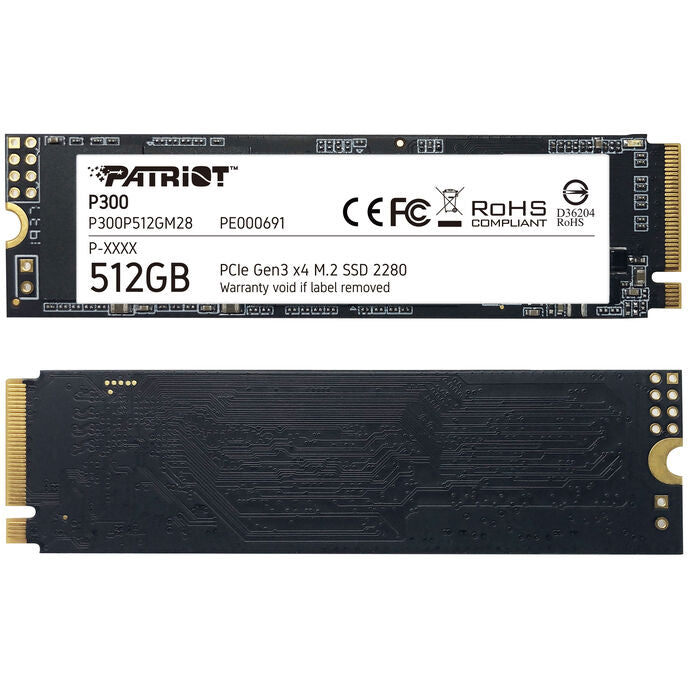 Patriot P300 512 GB SSD M.2-2280 PCIe 3.0 X4 NVMe