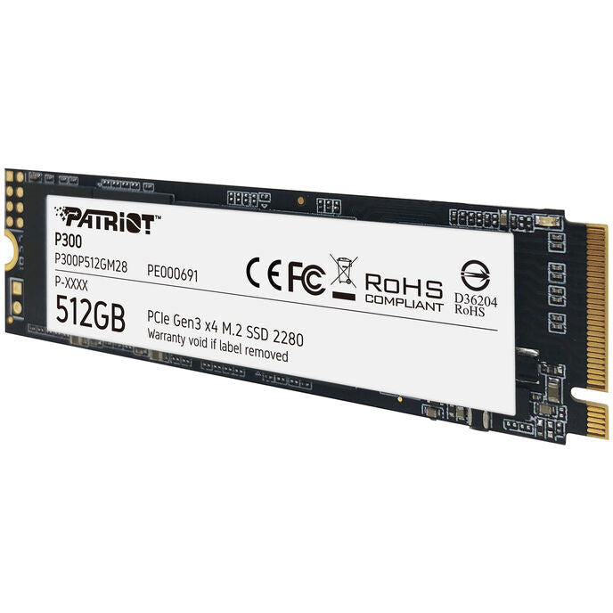 Patriot P300 512 GB SSD M.2-2280 PCIe 3.0 X4 NVMe