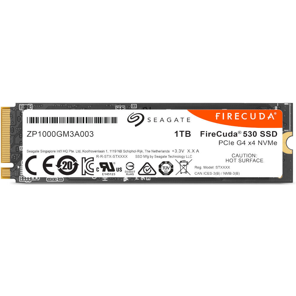 Seagate FireCuda 530 1 TB SSD M.2-2280 PCIe 4.0 X4 NVMe