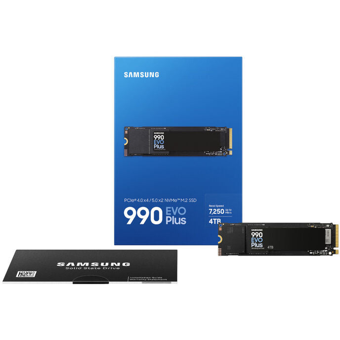 Samsung 990 EVO Plus 4TB SSD M.2-2280 PCIe 5.0 X2 NVMe