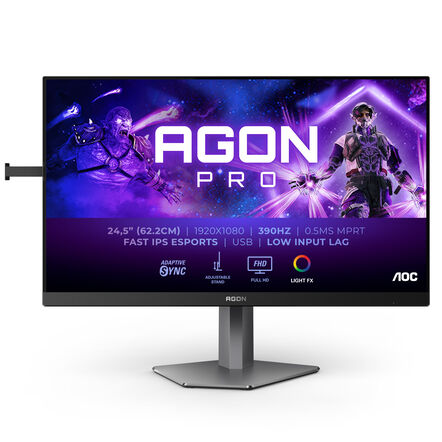 AOC AGON Pro AG256FS, (24,5 Zoll) 390Hz, G-SYNC Compatibel, IPS - DP, 2xHDMI, USB