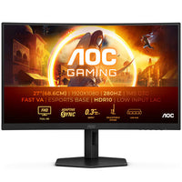 AOC Gaming C27G4ZXU 27 Zoll Curved Gaming Monitor, 280Hz, VA-Panel, Adaptive Sync
