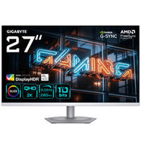 GIGABYTE 68,6cm/27" (2560x1440) GIGABYTE MO27Q2A ICE WQHD QD-OLED 0,03ms 280Hz HDMI DisplayPort USB-C USB HDR VESA Speaker Pivot