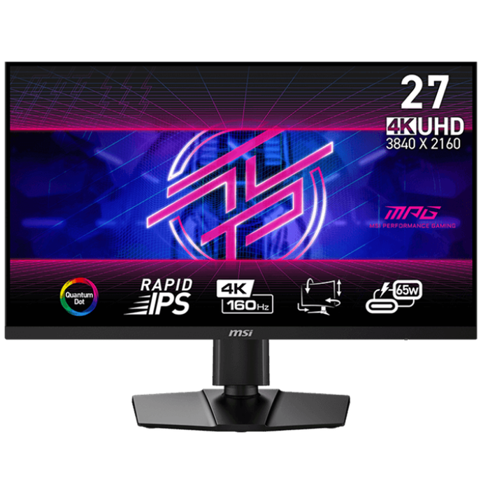 MSI MPG 274URFDE QD, 27 Zoll Gaming Monitor, 160Hz, UHD, IPS, Adaptive Sync