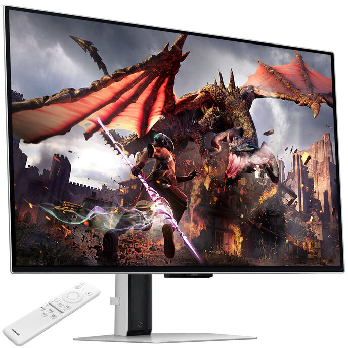 Samsung Odyssey OLED G8 G80SD, 32 Zoll Gaming Monitor, 4K, 240Hz, OLED, G-SYNC Compatible