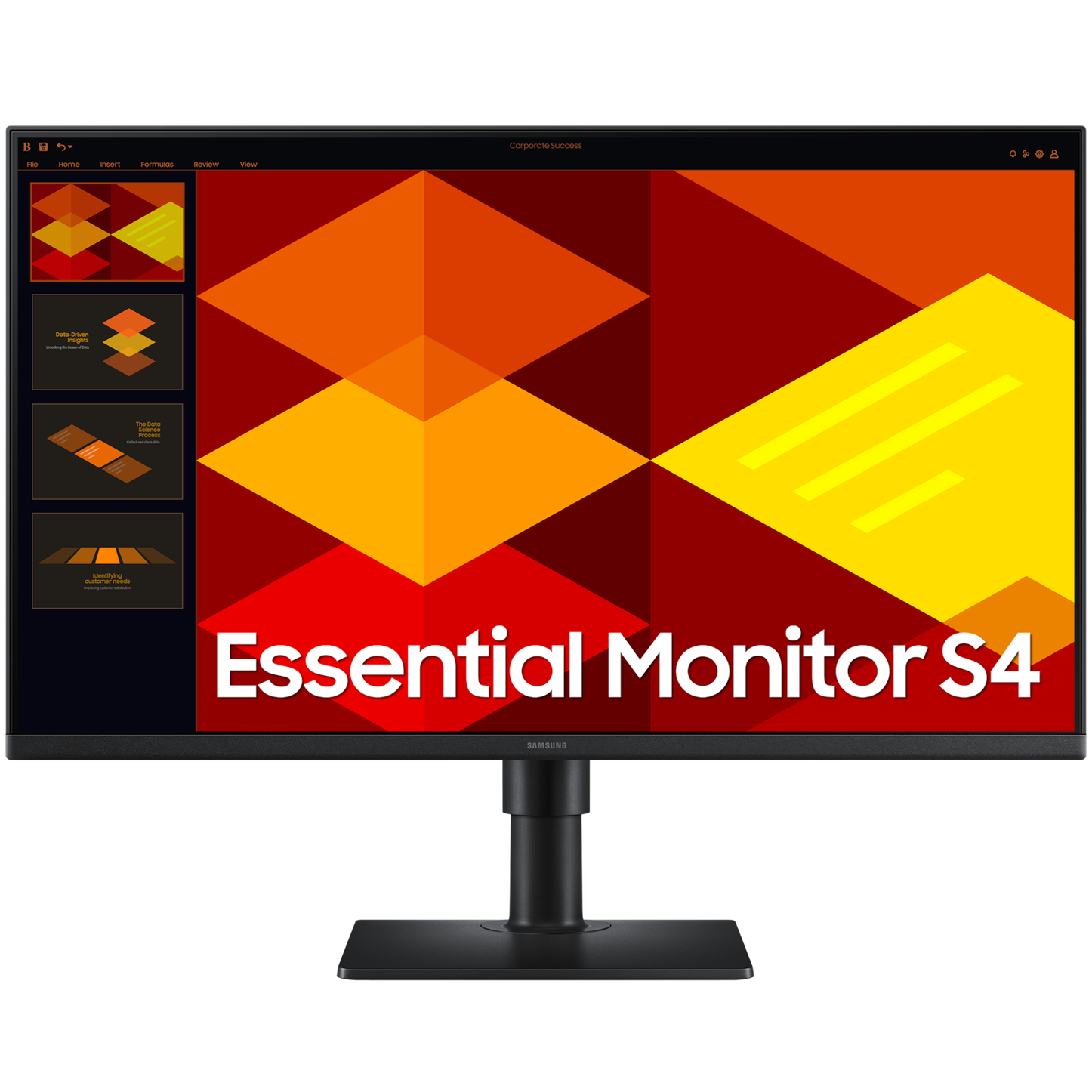 Samsung Essential S4 S40GD, 27 Zoll Essential Monitor, 100 Hz, IPS, schwarz