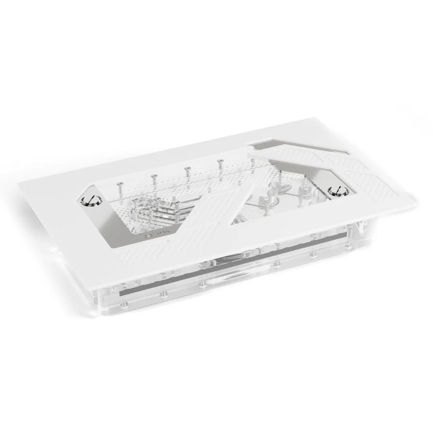 Alphacool Apex Distroplate für Dark Base Pro 901, mit Apex Pumpe, RGB - weiß