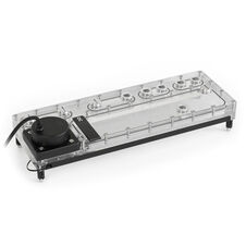 Alphacool Core Distroplate 360 Links V.2 mit D5 Apex Pumpe, für D5/DDC