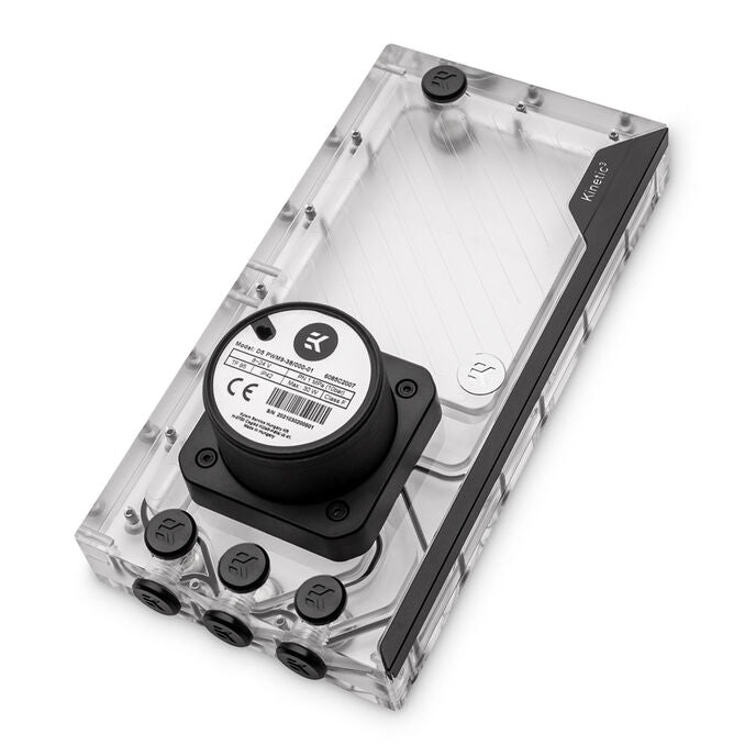 EK Water Blocks EK-Quantum Kinetic3 FLT D5 PWM Ausgleichsbehälter-Pumpen-Kombination - 240mm, D-RGB, Acry