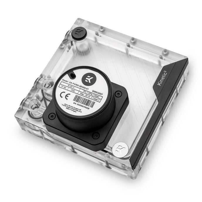 EK Water Blocks EK-Quantum Kinetic3 FLT D5 PWM Ausgleichsbehälter-Pumpen-Kombination - 140mm, D-RGB, Acryl
