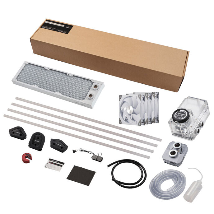 PHANTEKS Glacier EZ-Fit 360 D30-KIT, Wasserkühlungsset - weiß
