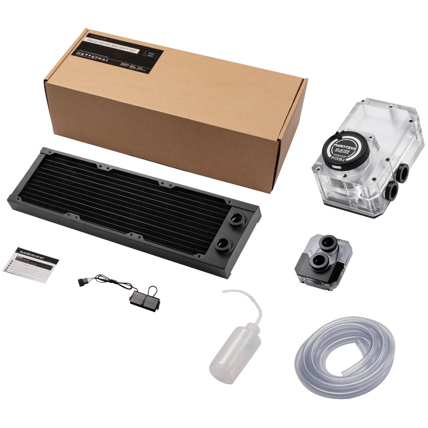 PHANTEKS Glacier EZ-Fit 360 SOFT-KIT, Wasserkühlungsset - schwarz