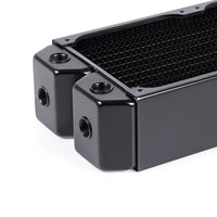 Alphacool NexXxoS UT60 Full Copper Dual-Flow Radiator – 360mm, schwarz