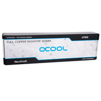 Alphacool NexXxoS UT60 Full Copper Dual-Flow Radiator – 360mm, schwarz
