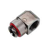 K Koolance G1/4 AG zu G1/4 IG Adapter, 90°, Swivel - vernickelt