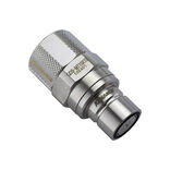 K Koolance QD3 Schnellverschluss gerade männlich auf 13/10mm - no-spill, silber