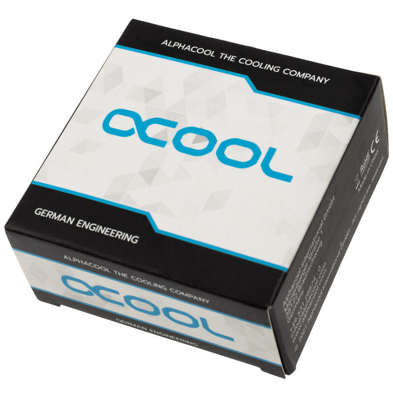 K Alphacool Eiszapfen Winkeladapter 90 Grad drehbar G1/4 AG auf G1/4 IG - schwarz