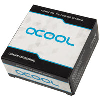 K Alphacool Eiszapfen Winkeladapter 90 Grad drehbar G1/4 AG auf G1/4 IG - schwarz