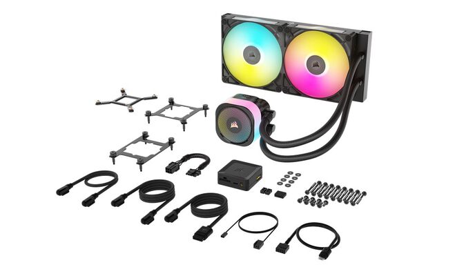 Corsair iCUE LINK TITAN Water 280mm RX RGB Black