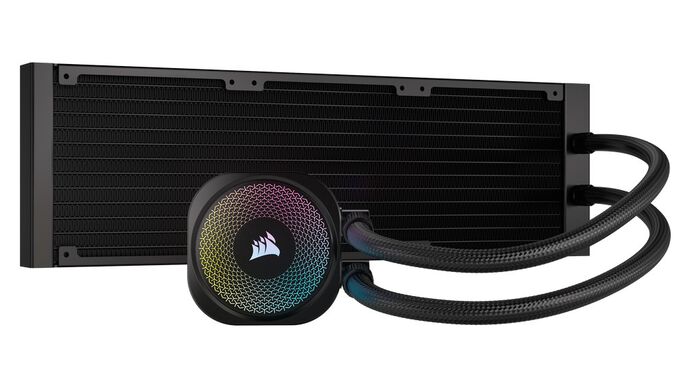 Corsair iCUE LINK Titan 360 RX RGB Komplett-Wasserkühlung - 360 mm, schwarz