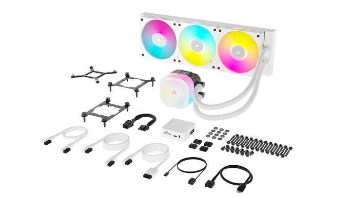 Corsair iCUE LINK TITAN RX Water 360mm RGB Blanc