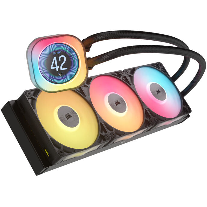 Corsair iCUE LINK Titan 360 RX LCD RGB Komplett-Wasserkühlung - 360 mm, schwarz