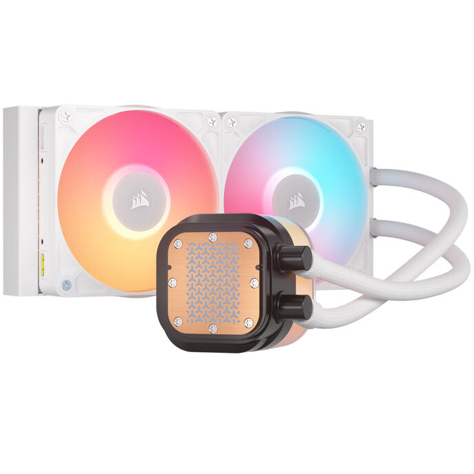 Corsair iCUE LINK Titan 240 RX LCD RGB Komplett-Wasserkühlung - 240 mm, weiß